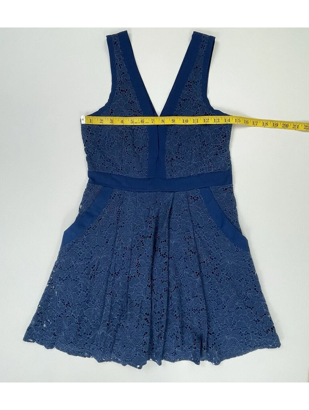 Women's Free People Sleeveless Lovely Lace Fit & Flare Mini Dress XS
